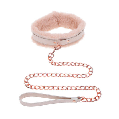 Peaches Fur Collar & Leash